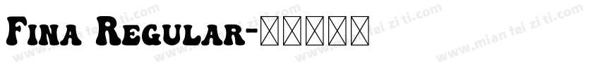 Fina Regular字体转换